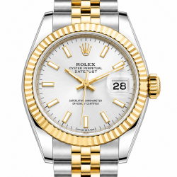 Rolex Datejust 26MM 179173 Two Tone White Dial Watch